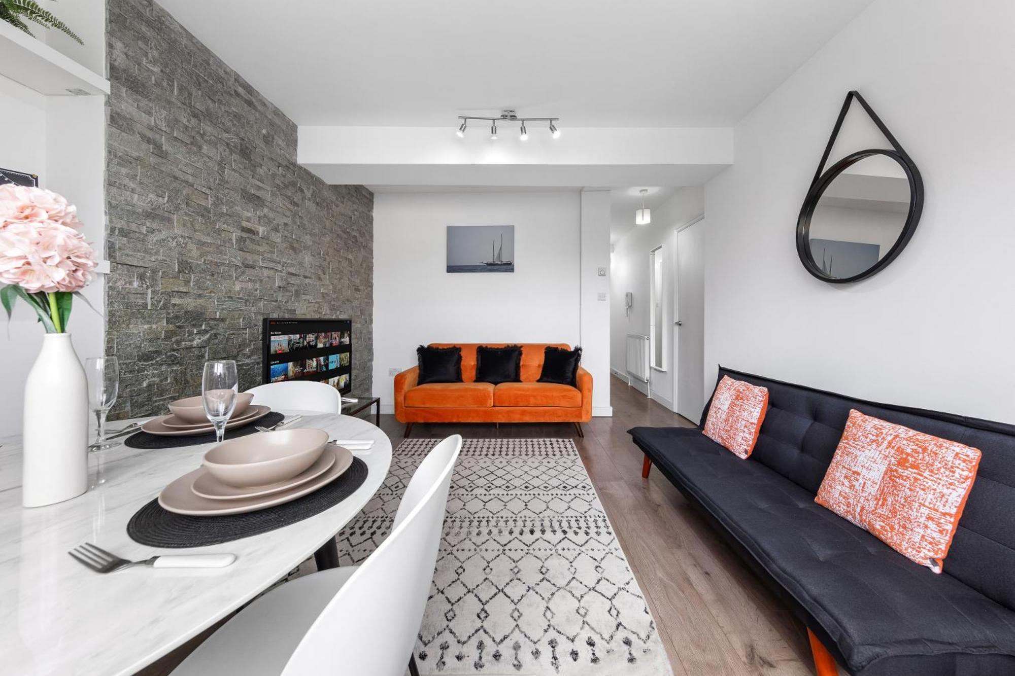Central London Two Bedroom Serviced Apartment - Nine Elms Luxury Stay - Vauxhall & Westminster Екстериор снимка