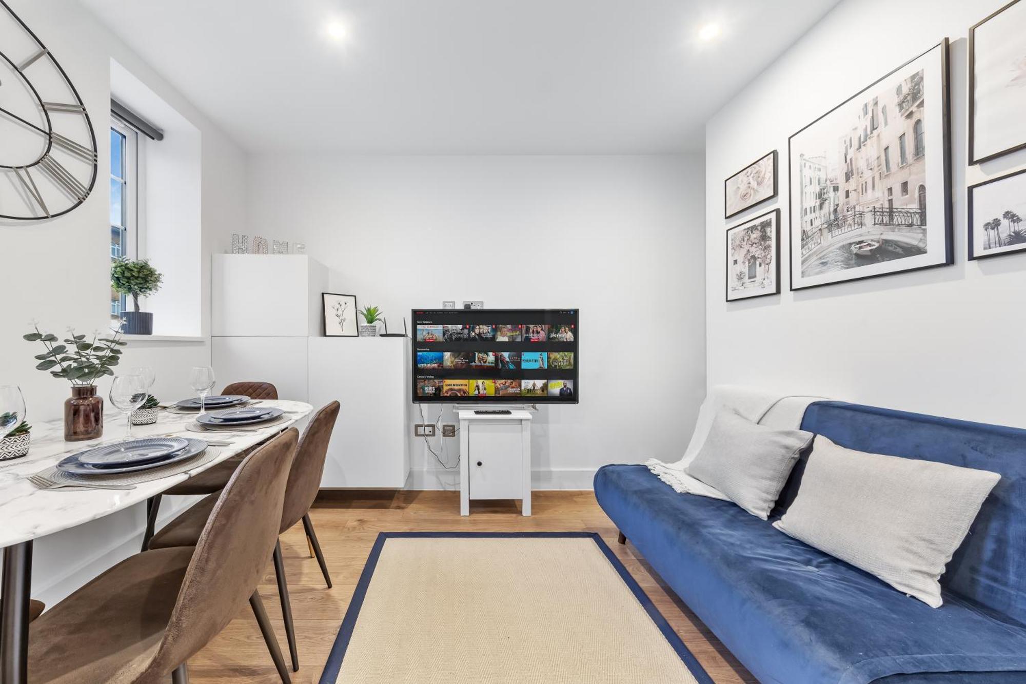 Central London Two Bedroom Serviced Apartment - Nine Elms Luxury Stay - Vauxhall & Westminster Екстериор снимка